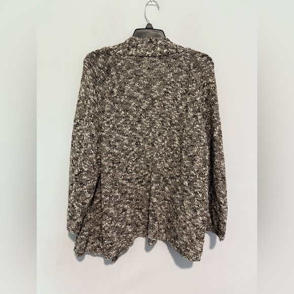Eileen Fisher  Open Cardigan Linen  Blend Knit Size 3X Plus 3/4 Sleeve Thick - Picture 4 of 4